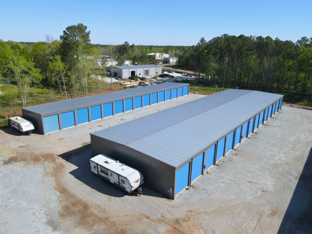 Prefab self storage buildings for RVs, Harmony Boat/RV Storage