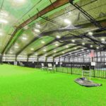 Dublin-Laurens County Recreational Building, interior mezzanine shot showing astroturf