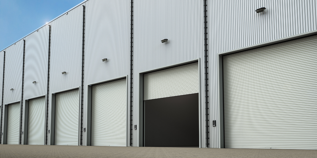 Warehouse docking area exterior