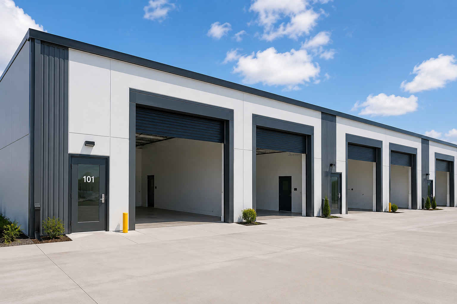 small bay industrial render 3