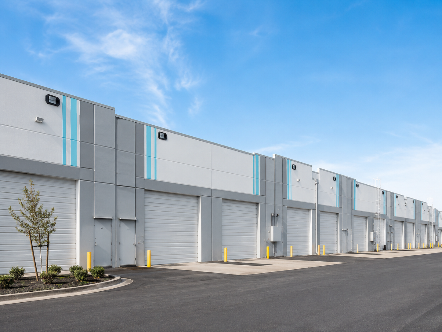 small bay industrial render